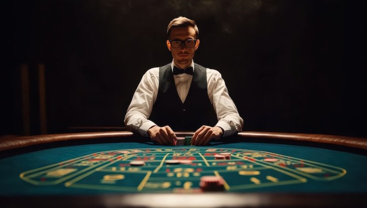 Chat interaktif dengan pemain lain di Live Baccarat